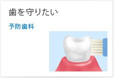 歯を守りたい予防歯科